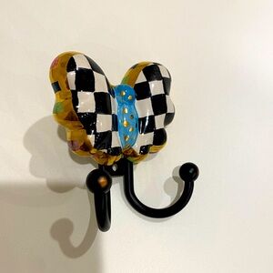 Mackenzie Childs butterfly wall hook